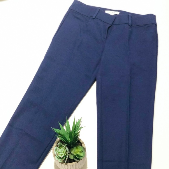 LOFT - Riviera Dress Pants, Marisa Fit, Navy - Picture 2 of 6